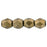 Czech Fire-Polish 4mm ColorTrends: Saturated Metallic Emperador (50pcs)