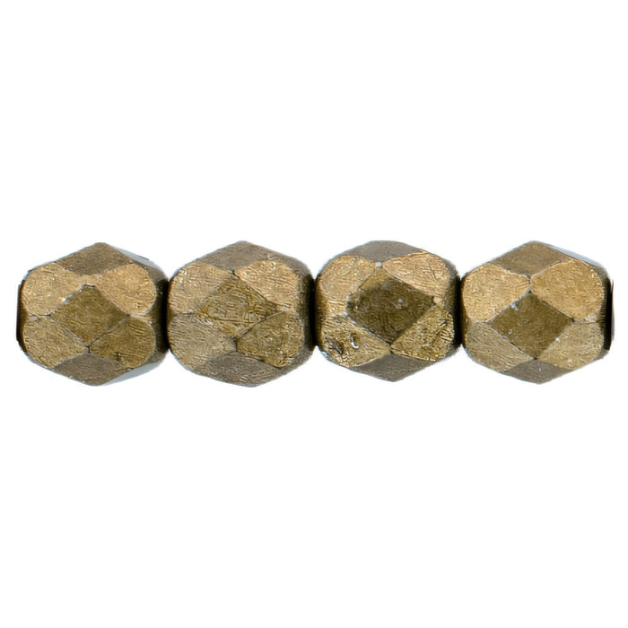 Czech Fire-Polish 4mm ColorTrends: Saturated Metallic Emperador (50pcs)