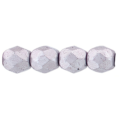 Czech Fire-Polish 4mm ColorTrends: Saturated Metallic Almost Mauve (50pcs)