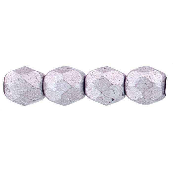 Czech Fire-Polish 4mm ColorTrends: Saturated Metallic Almost Mauve (50pcs)