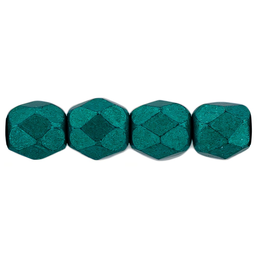 Czech Fire-Polish 4mm ColorTrends: Saturated Metallic Arcadia (50pcs)
