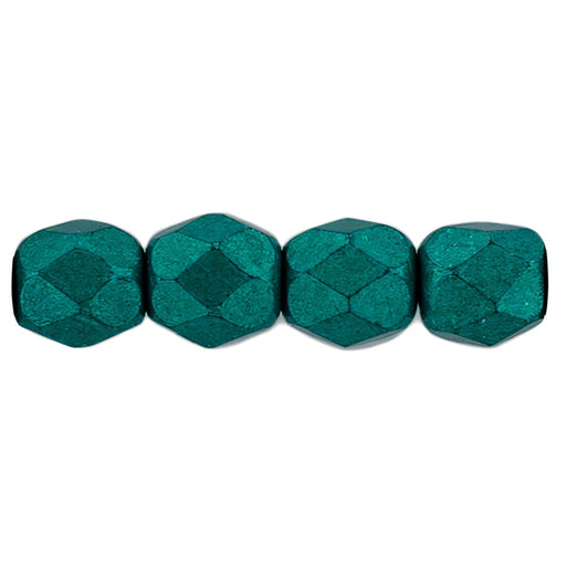 Czech Fire-Polish 4mm ColorTrends: Saturated Metallic Arcadia (50pcs)