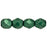 Czech Fire-Polish 4mm ColorTrends: Saturated Metallic Martini Olive (50pcs)