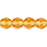 Czech Fire-Polish 4mm Med Topaz (50pcs)