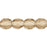 Czech Fire-Polish 4mm Lt Smoky Topaz (50pcs)