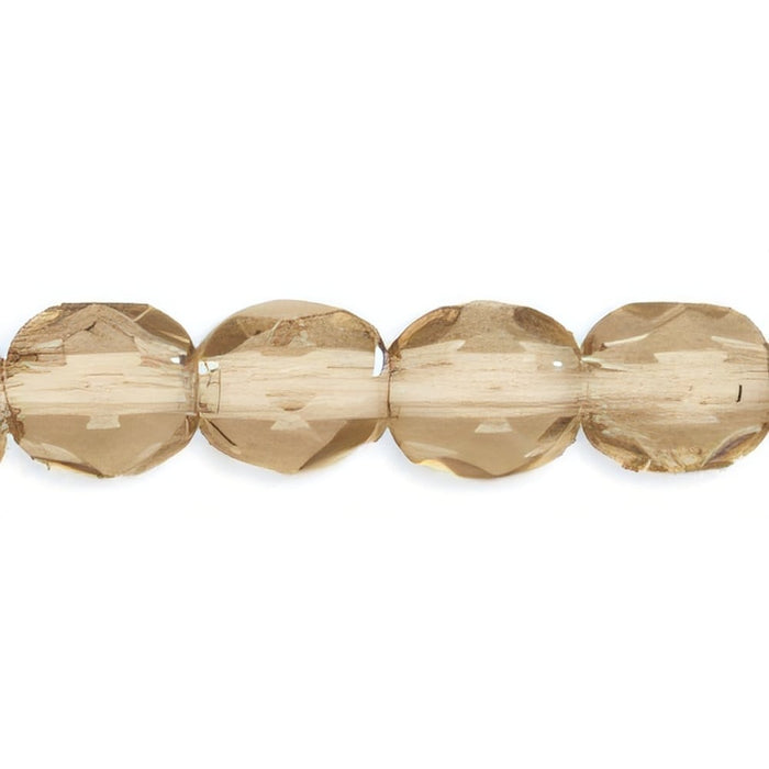 Czech Fire-Polish 4mm Lt Smoky Topaz (50pcs)