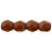Czech Fire-Polish 4mm Umber (50pcs)