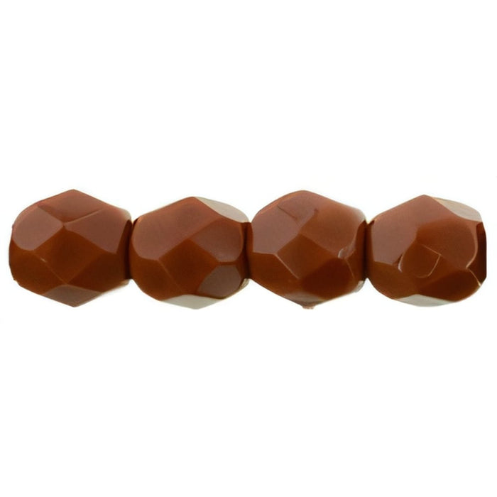 Czech Fire-Polish 4mm Umber (50pcs)