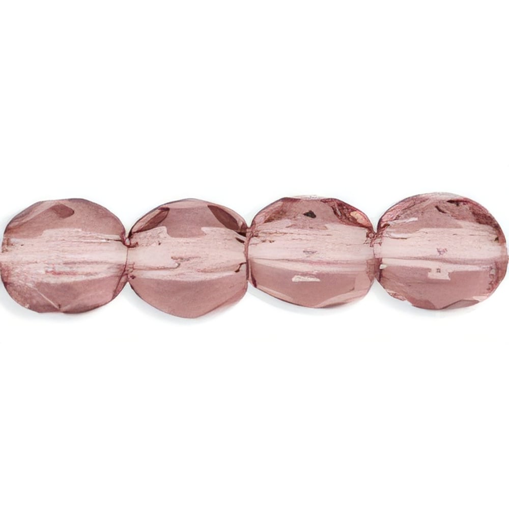 Czech Fire-Polish 4mm Med Amethyst (50pcs)