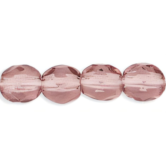 Czech Fire-Polish 4mm Med Amethyst (50pcs)