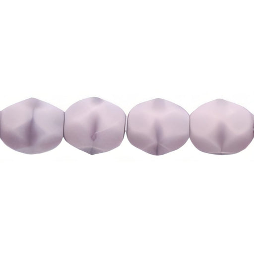 Czech Fire-Polish 4mm Lavender Coral (50pcs)