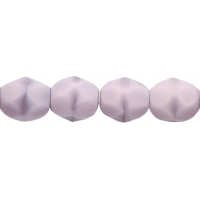 Czech Fire-Polish 4mm Lavender Coral (50pcs)