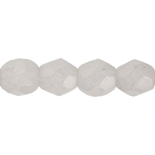 Czech Fire-Polish 4mm Ash Gray (50pcs)