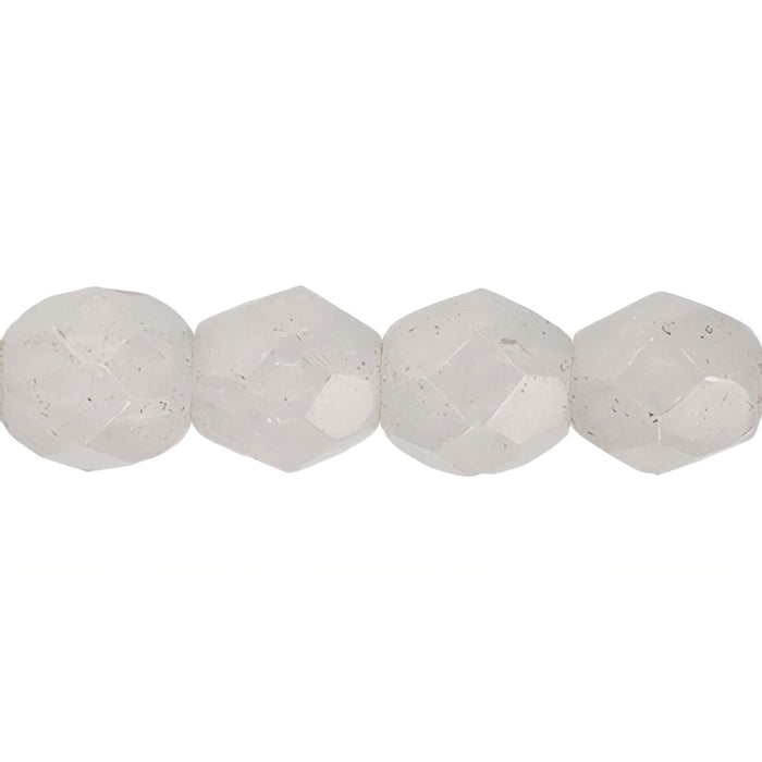 Czech Fire-Polish 4mm Ash Gray (50pcs)