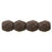 Czech Fire-Polish 4mm Saturated Brown (50pcs)