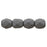 Czech Fire-Polish 4mm Saturated Gray (50pcs)