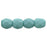 Czech Fire-Polish 4mm Saturated Teal (50pcs)