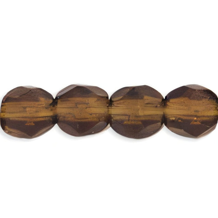 Czech Fire-Polish 4mm Dk Olivine (50pcs)