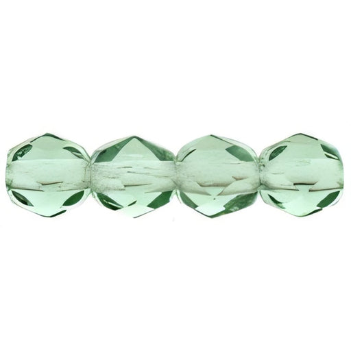 Czech Fire-Polish 4mm Prairie Green (50pcs)