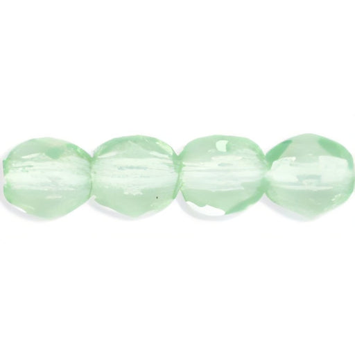 Czech Fire-Polish 4mm Peridot (50pcs)