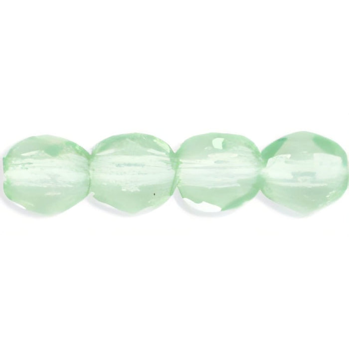 Czech Fire-Polish 4mm Peridot (50pcs)