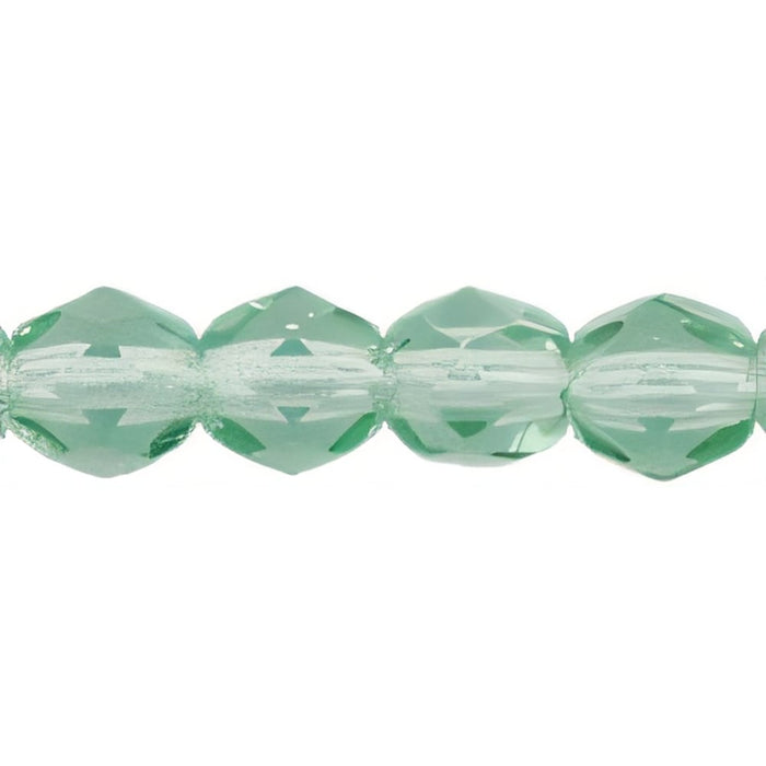 Czech Fire-Polish 4mm Lt Prairie Green (50pcs)