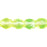 Czech Fire-Polish 4mm Jonquil/Green (50pcs)