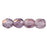 Czech Fire-Polish 4mm Luster - Translucent Stone Pink (50pcs)