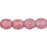 Czech Fire-Polish 4mm Luster - Stone Pink (50pcs)