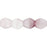 Czech Fire-Polish 4mm Opaque Amethyst/White (50pcs)