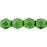 Czech Fire-Polish 4mm ColorTrends: Saturated Metallic Kale (50pcs)