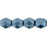 Czech Fire-Polish 4mm ColorTrends: Saturated Metallic Niagara (50pcs)