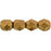 Czech Fire-Polish 4mm ColorTrends: Saturated Metallic Flame (50pcs)