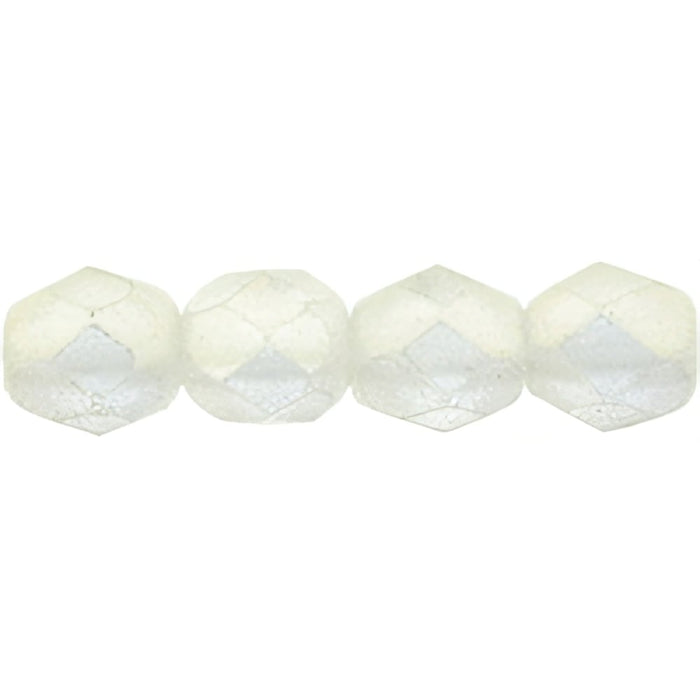 Czech Fire-Polish 4mm Sueded Gold Crystal (50pcs)