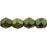 Czech Fire-Polish 4mm Metallic Suede - Olive Mauve (50pcs)