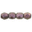 Czech Fire-Polish 4mm Polychrome - Pink Olive (50pcs)