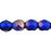 Czech Fire-Polish 4mm Copper - Cobalt (50pcs)
