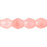 Czech Fire-Polish 4mm HurriCane Glass - Crystal/Opaque Pink (50pcs)