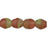 Czech Fire-Polish 4mm HurriCane Glass - Matte - Cactus Fig (50pcs)