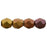 Czech Fire-Polish 4mm Matte - Metallic Bronze Iris (50pcs)