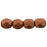 Czech Fire-Polish 4mm Matte - Metallic Antique Copper (50pcs)