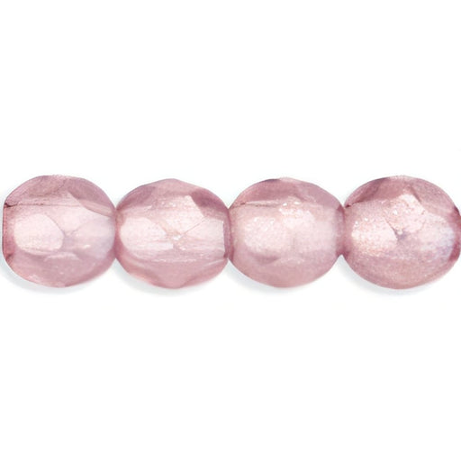 Czech Fire-Polish 4mm Luster - Med Amethyst (50pcs)