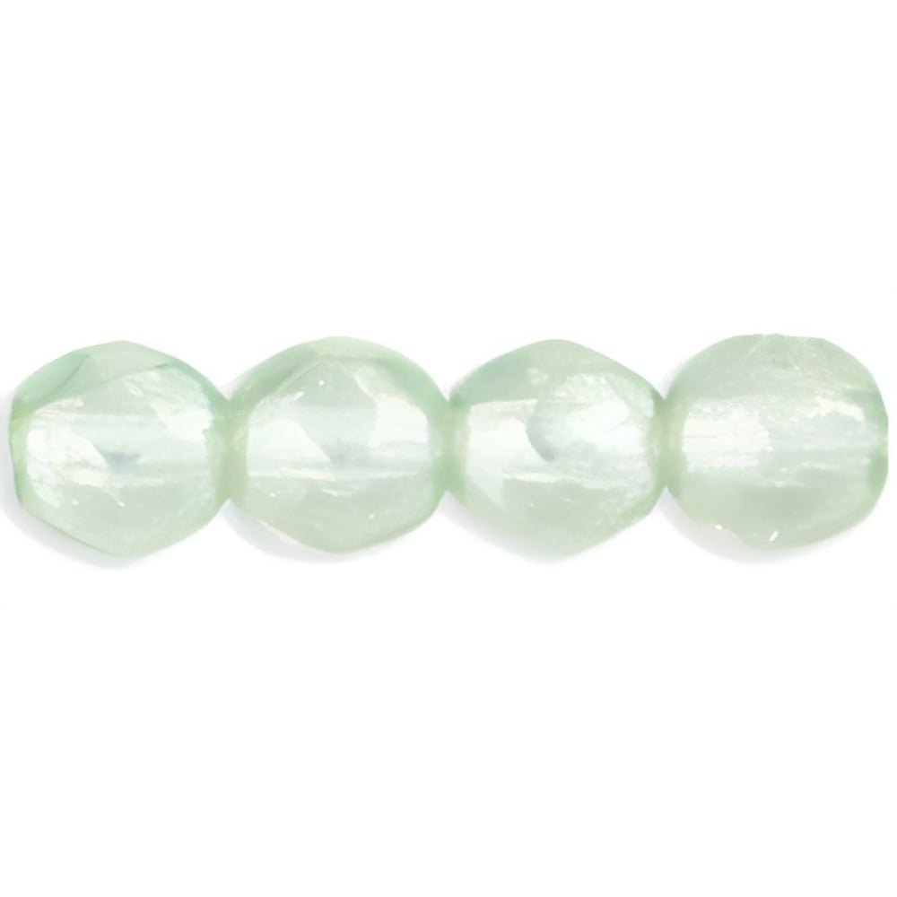 Czech Fire-Polish 4mm Luster - Peridot (50pcs)