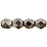 Czech Fire-Polish 4mm Luster - Garnet (50pcs)