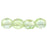 Czech Fire-Polish 4mm Luster Iris - Peridot (50pcs)