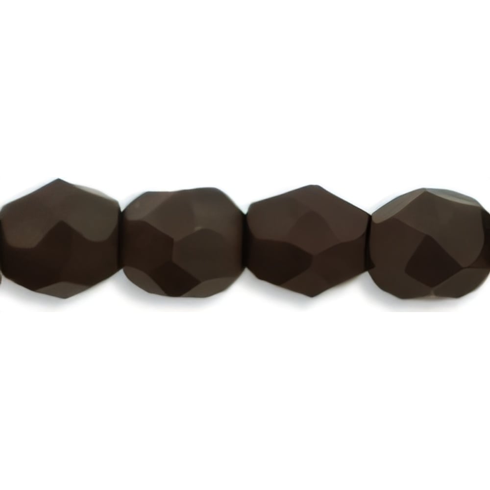 Czech Fire-Polish 4mm Matte - Wild Raisin (50pcs)