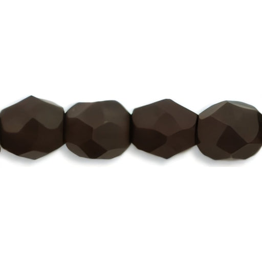 Czech Fire-Polish 4mm Matte - Wild Raisin (50pcs)