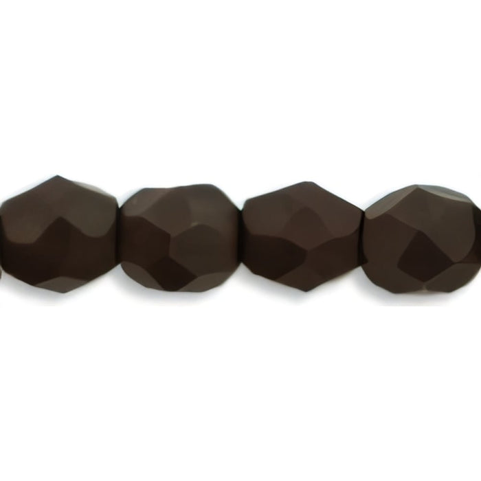 Czech Fire-Polish 4mm Matte - Wild Raisin (50pcs)