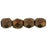 Czech Fire-Polish 4mm Matte - Dk Bronze (50pcs)
