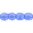Czech Fire-Polish 4mm Sueded Gold Sapphire (50pcs)